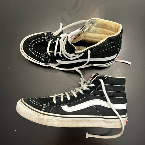 Vans Shoes - Vans Black and White Classic Sneakers